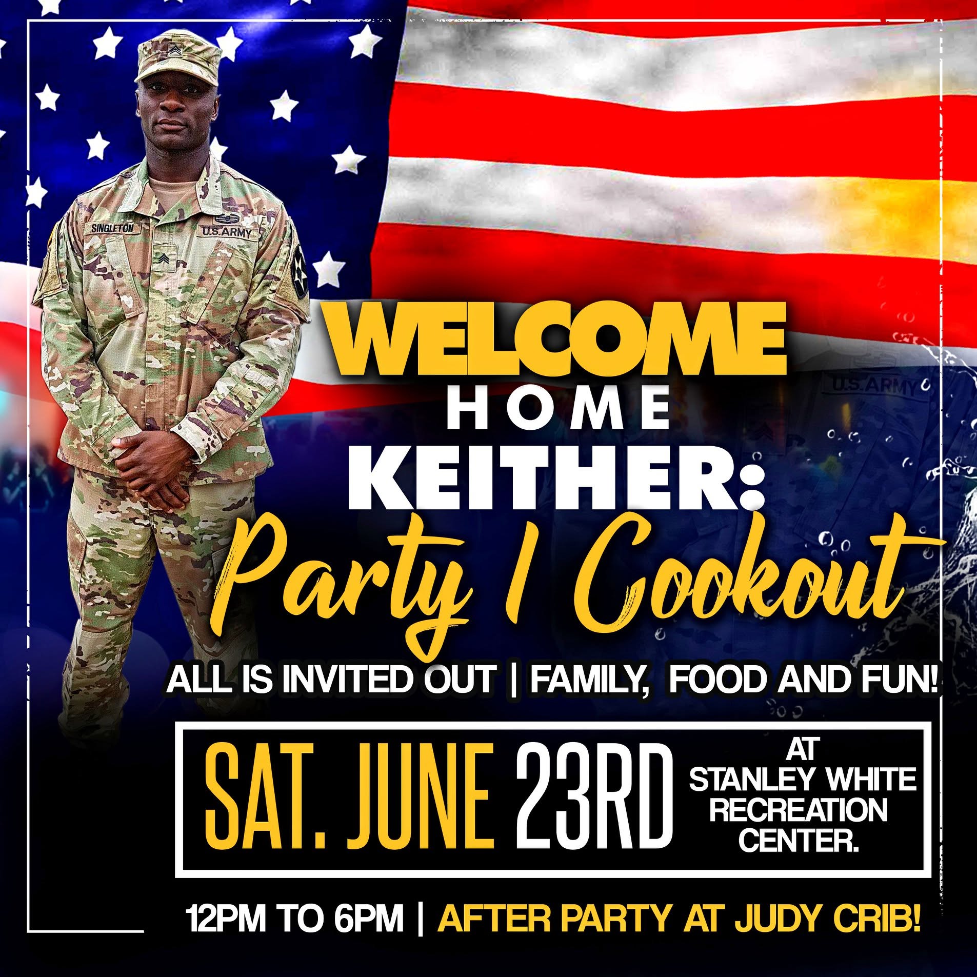 Cookout Flyer Design