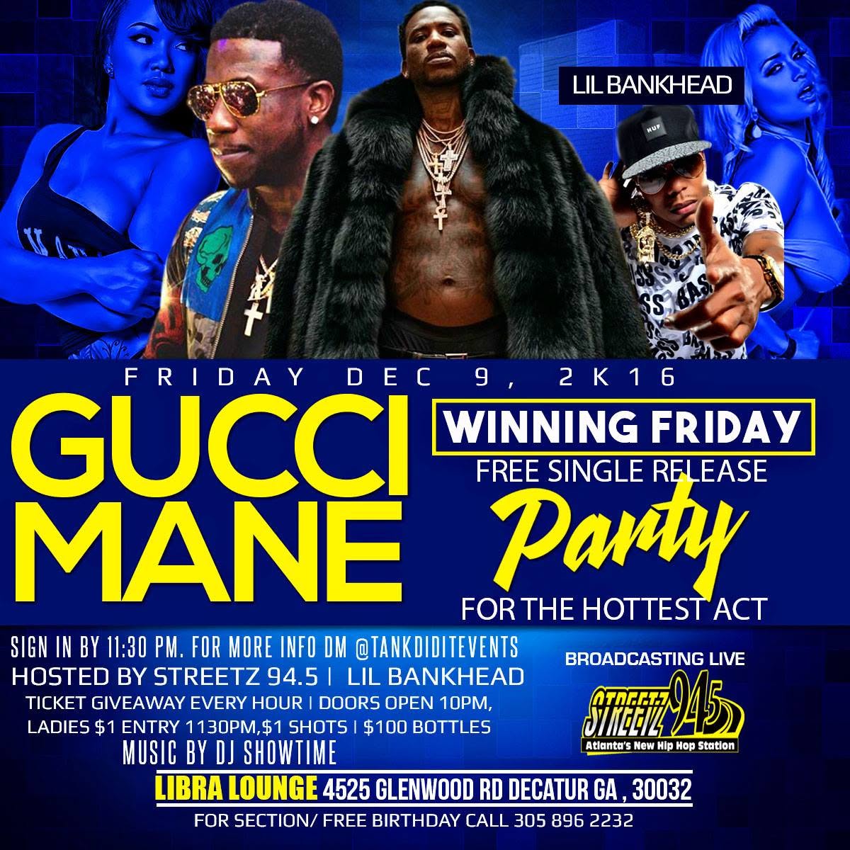 Gucci Mane Flyer Design