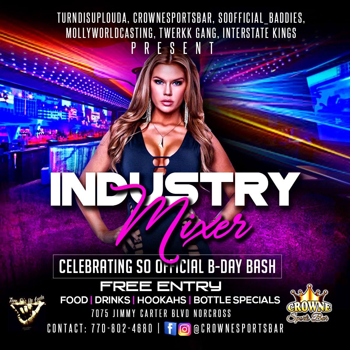 Industry Mixer Flyer Design
