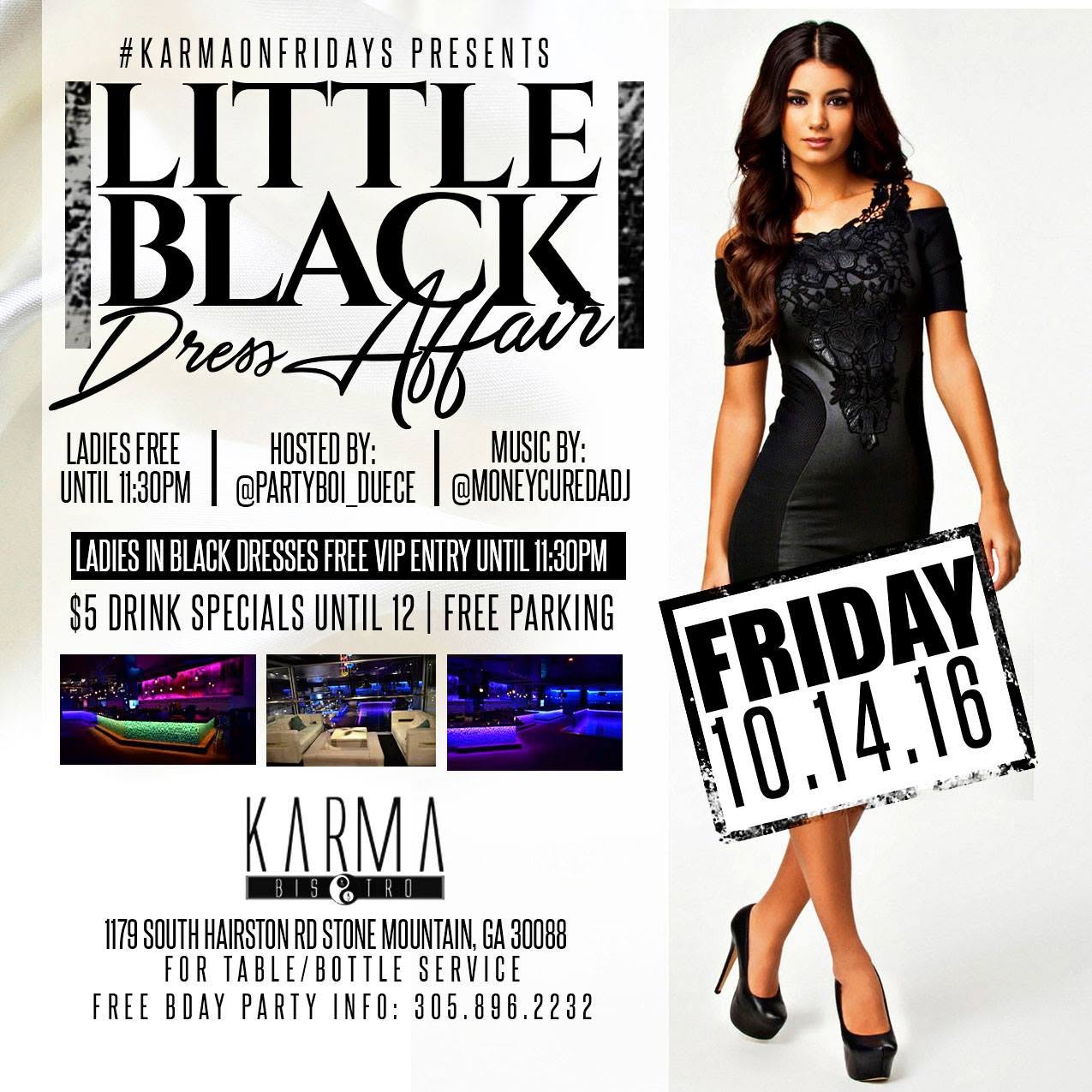 Little Black Dress Affair Flyer Design