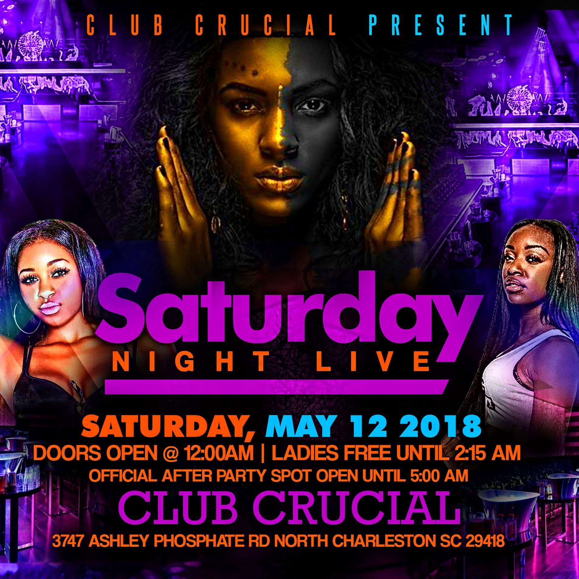 Saturday Night Live Flyer Design