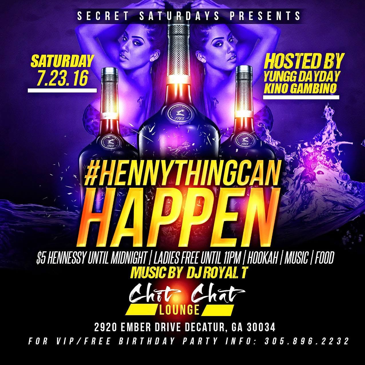 Hennything can happen Flyer Design